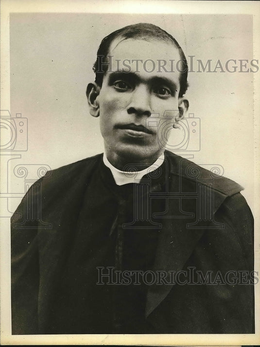 1926 Press Photo Rev.Father Polez, Pres. of the Young Men's Catholic Union. - Historic Images