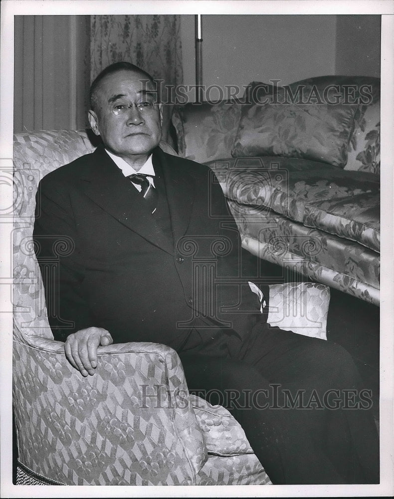 1954 Premier Shigero Yoshida of Japan  - Historic Images