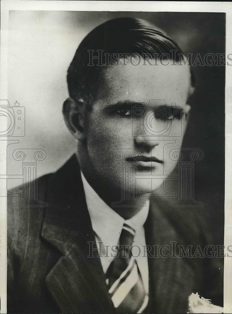 1939 Press Photo Langford Ramsey being held by federal Department of Justice - Historic Images