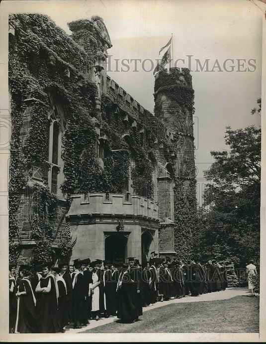 1936 The 51st annual commencement at Brand Mawr college  - Historic Images