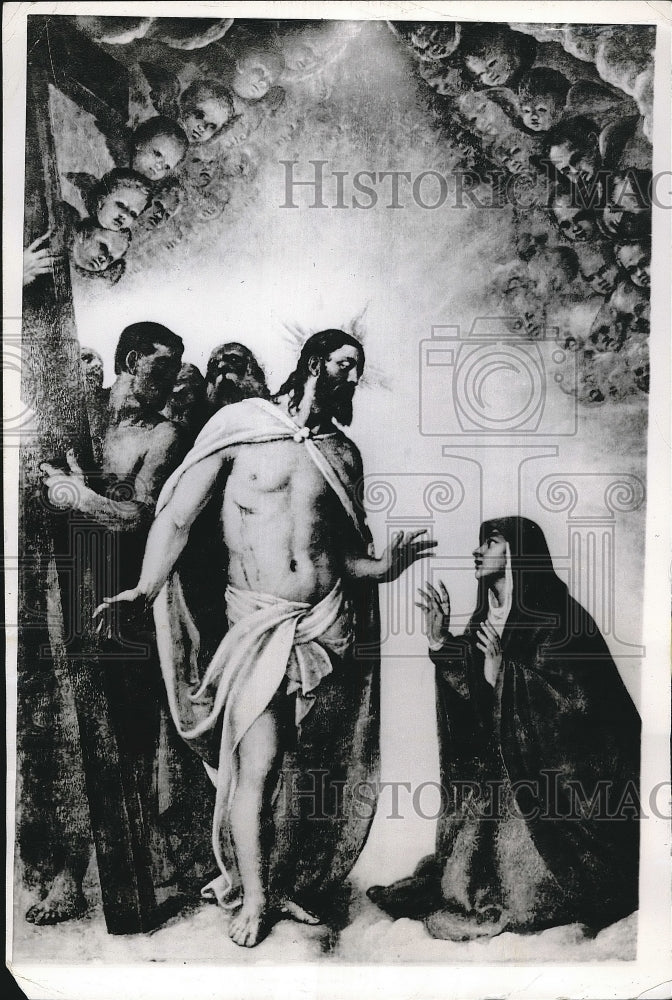 1968 Art &quot;Appearance of teh Risen Christ to Madonna&quot; stolen in Italy - Historic Images