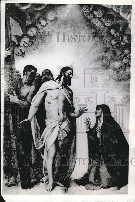 1968 Art "Appearance of teh Risen Christ to Madonna" stolen in Italy - Historic Images