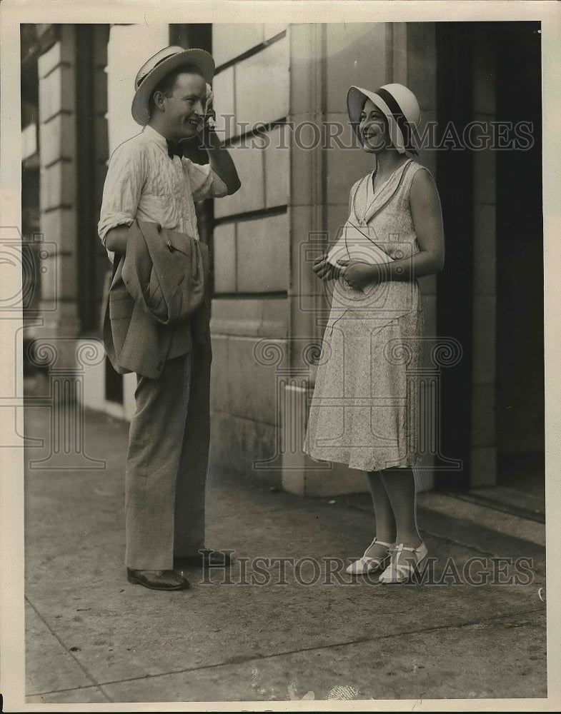 1931 R. L. Simmons and Mrs. Agnes Smith  - Historic Images