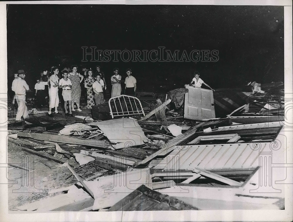 1937 Houses destroyed from a wind storm in Miami, Fl.  - Historic Images
