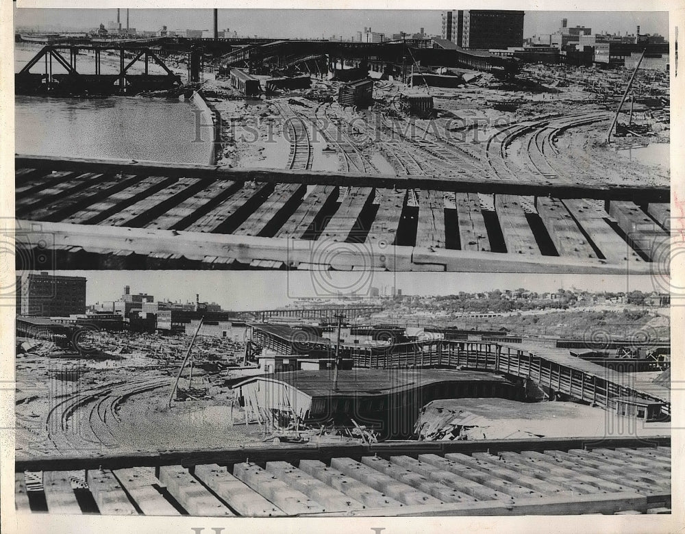 1951 Press Photo Kansas City Mo. River banks - nea72268 - Historic Images