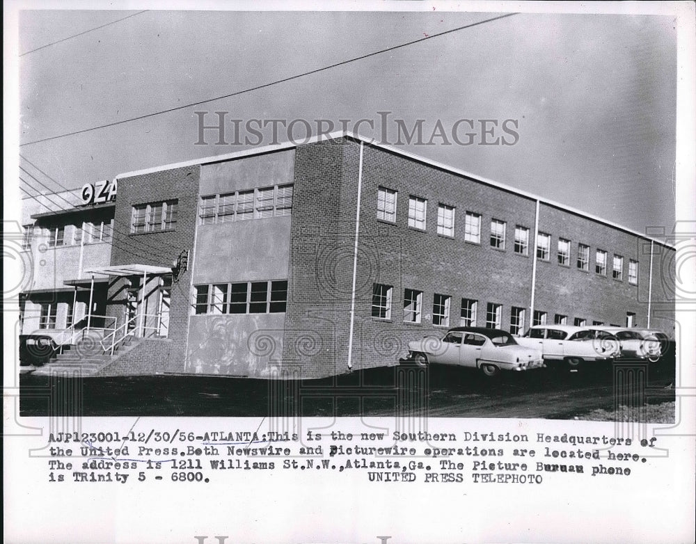 1956 Southern division headquarters of the United press  - Historic Images