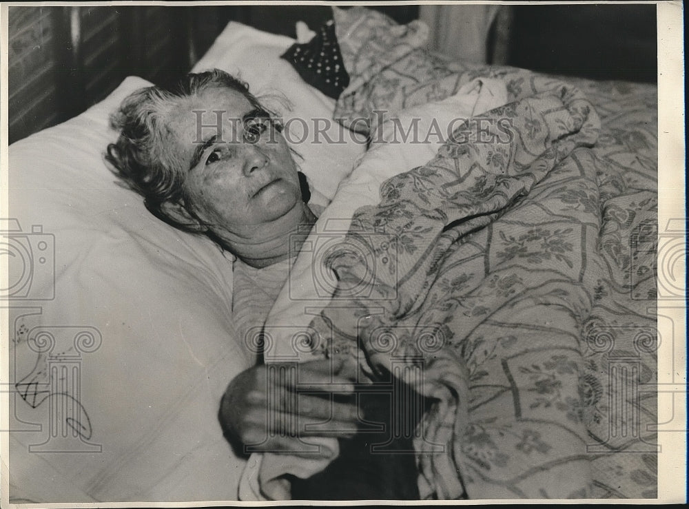1937 Mrs. N. Booth and hospital  - Historic Images