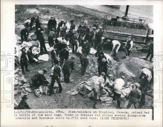 1950 Minneapolis Minnesota Dike Buildings  - Historic Images