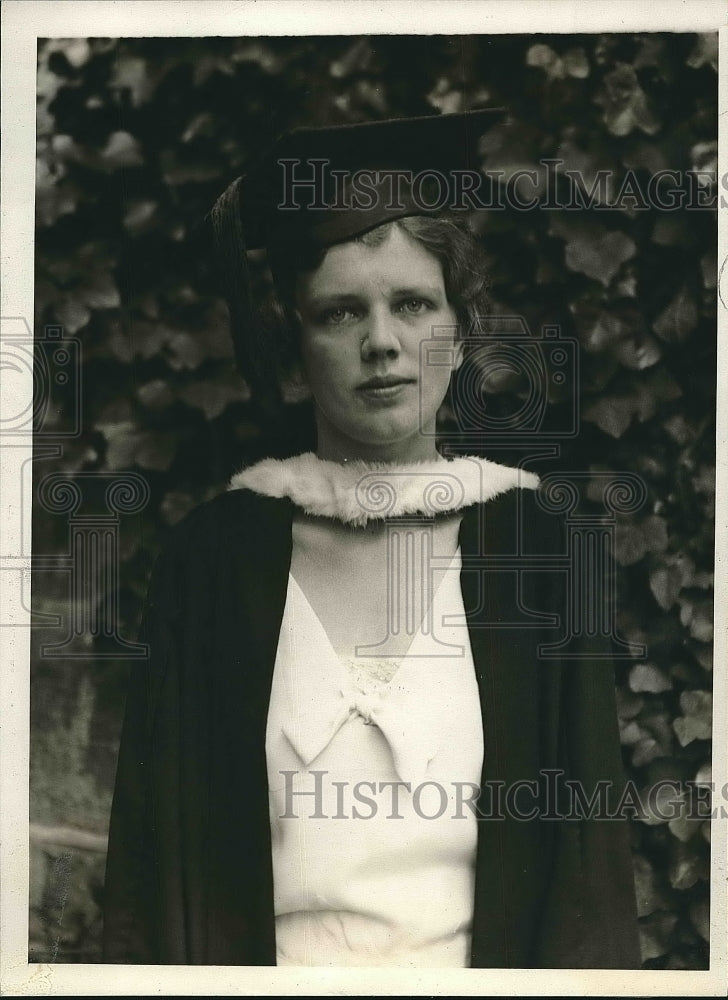 1930 Ms Agnes Howell at commencement exercises at Bryn Mawr College - Historic Images