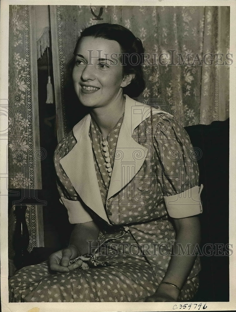 1936 Charlotte Edwards, Schoolteacher in Sterling, Colorado - Historic Images