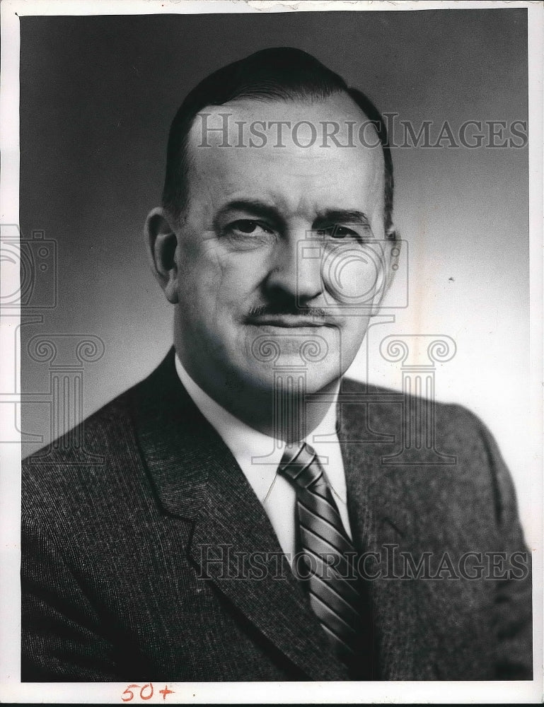 1964 Press Photo Boyd Lewis president of N.E.A. - Historic Images