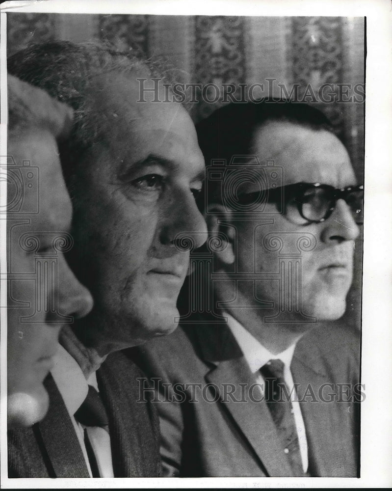 1969 John Cassese, Robert Bragg, Bill Bloom, Brotherhood of Police - Historic Images