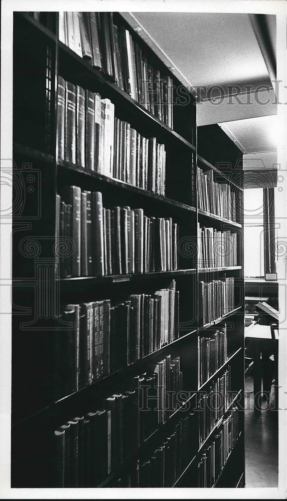 1969 Shelves of Books at Public Library  - Historic Images