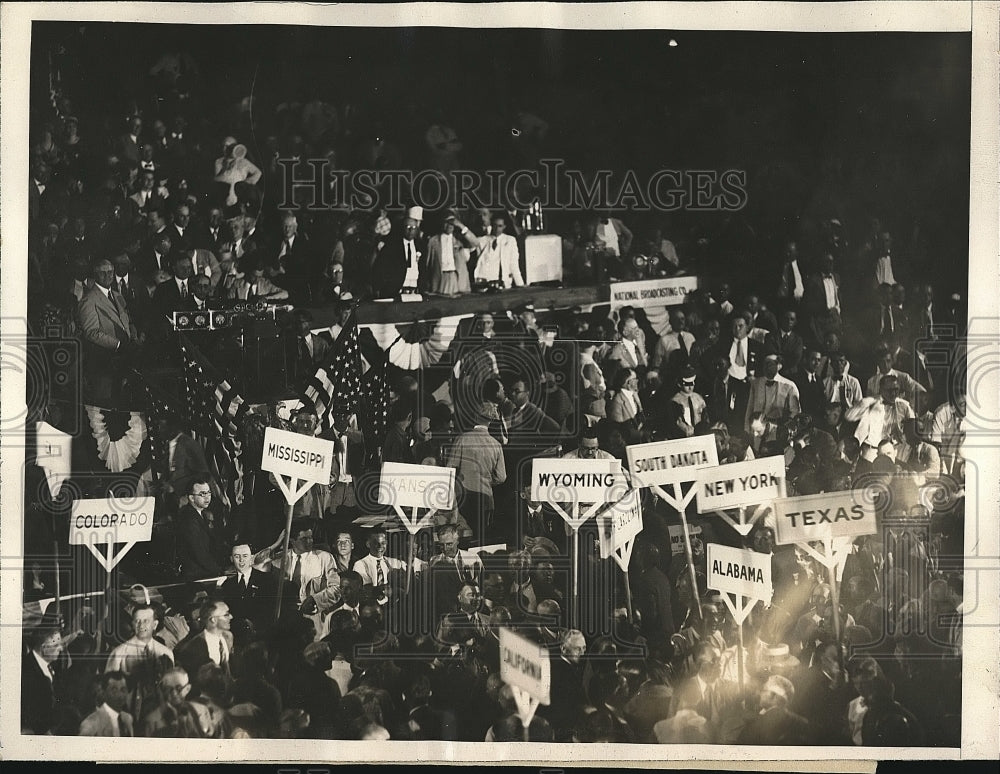 Demonstration at the Democratic national convention  - Historic Images