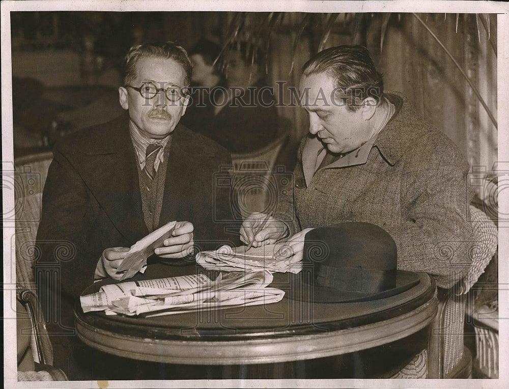 1937 Press Photo Dr Wilhelm Sollman German Minister Interior In New York City-Historic Images