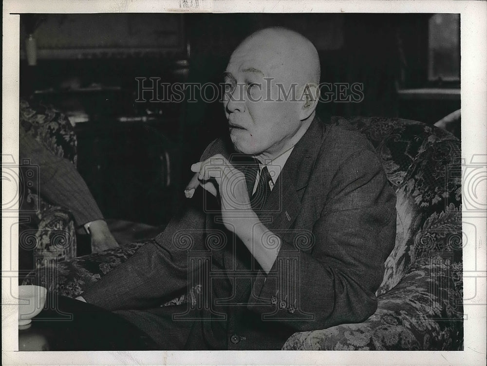 1945 Press Photo Japanese Speaker of the House of Representatives Toshio Shimada - Historic Images