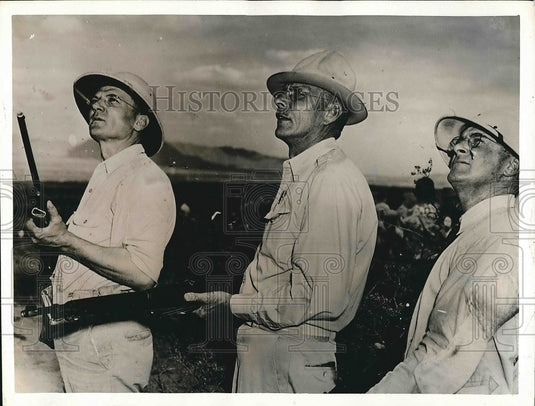 1940 Press Photo Para-Shoot Copps Training on Mexican Border for Parachute Troop - Historic Images