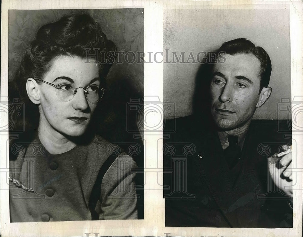 1944 Press Photo Leo C Martin Grafton Honor Camp Car Theft Conviction - Historic Images