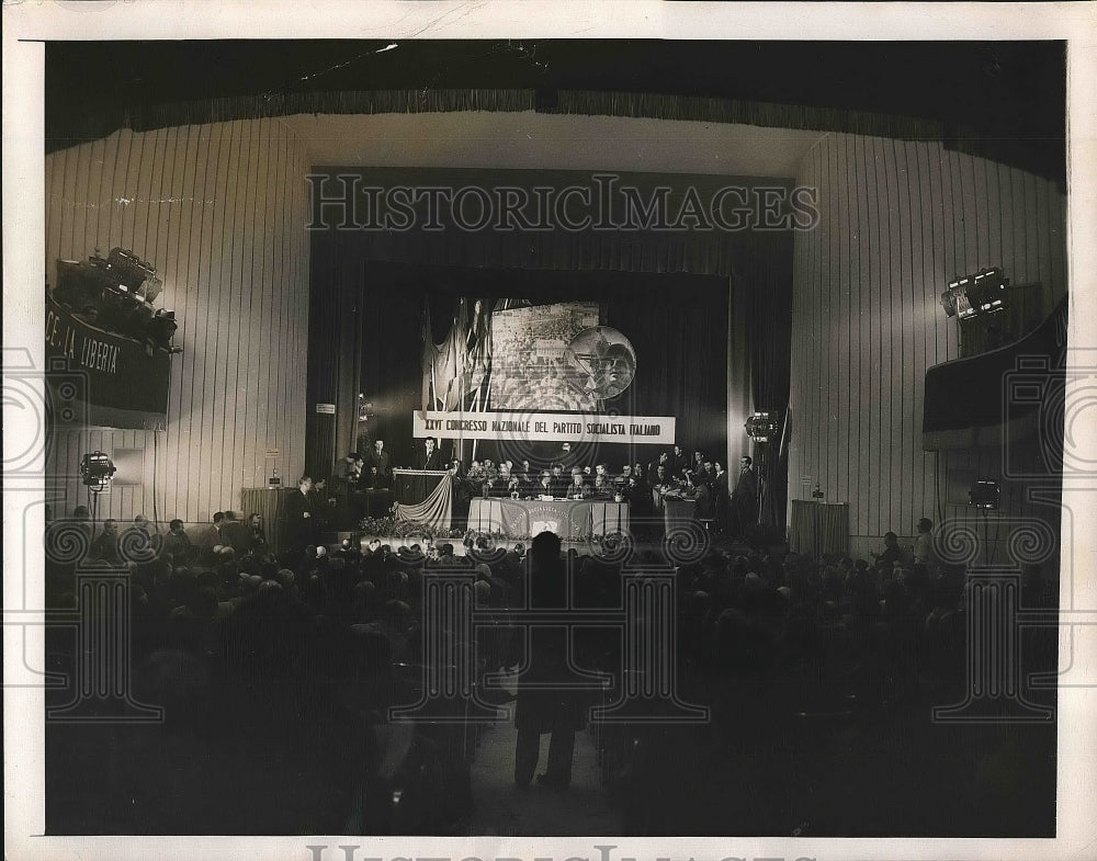 1948 The 26th Italian Socialist Party Congress in Rome  - Historic Images