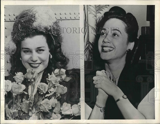 1947 Florence Quartarraro Gracie Rivera San Francisco  - Historic Images
