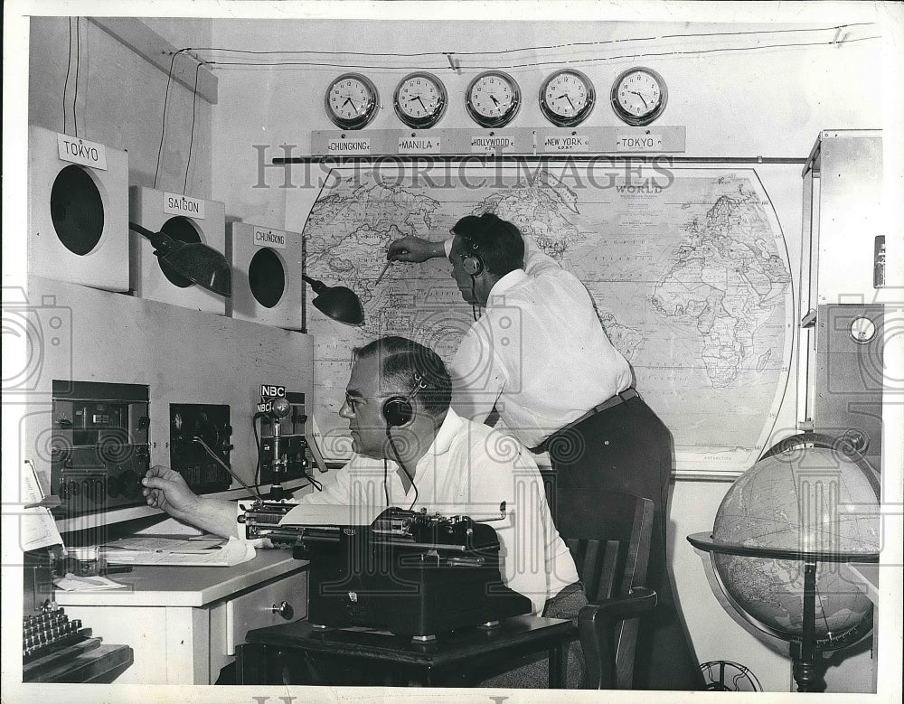 1941 NBC Engineer 10Morton Smith with Carl Lorrenz  - Historic Images