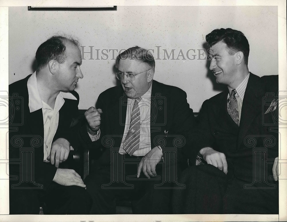 1941 Michael Quill, President of the Transport Workers Union of - Historic Images