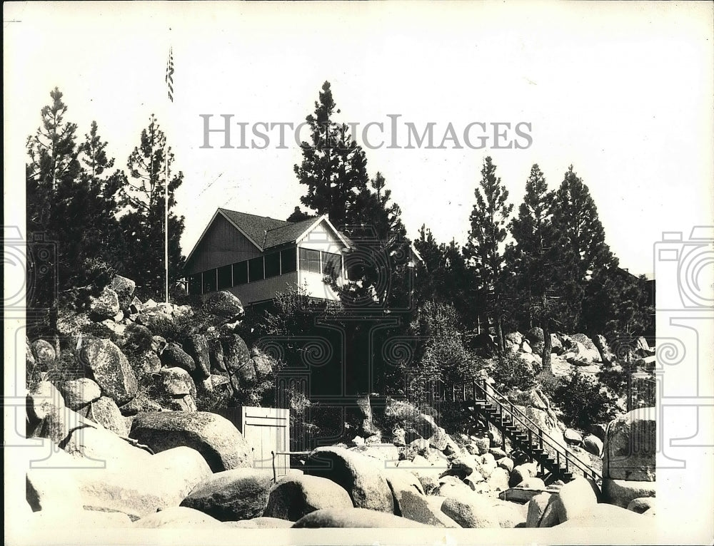 1933 Press Photo Home of Samuel Platt, in which Elliott Roosevelt has been livin - Historic Images