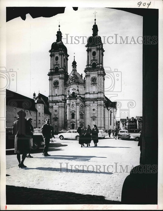 1967 St Gall, Switzerland Cathedral renovated  - Historic Images