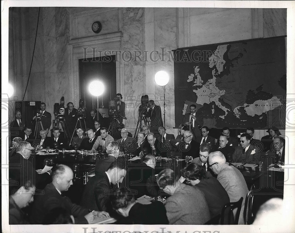 1951 Press Photo George C. Marshall Armed Services Foreign relations Senate Comm-Historic Images