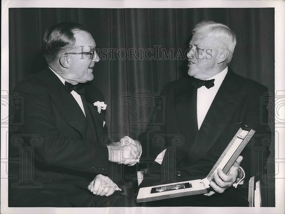 1953 Ex Defense Sec Charles Wilson &amp; Charles Wilson at a dinner - Historic Images
