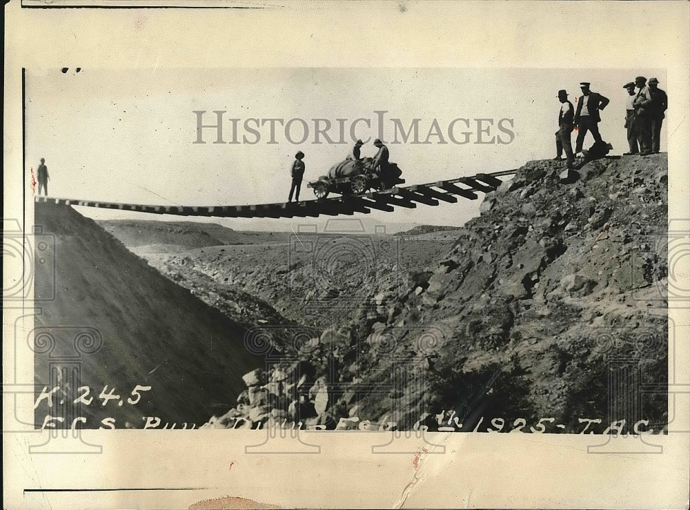 1925 La Paz, Bolivia bridge over a gorge  - Historic Images