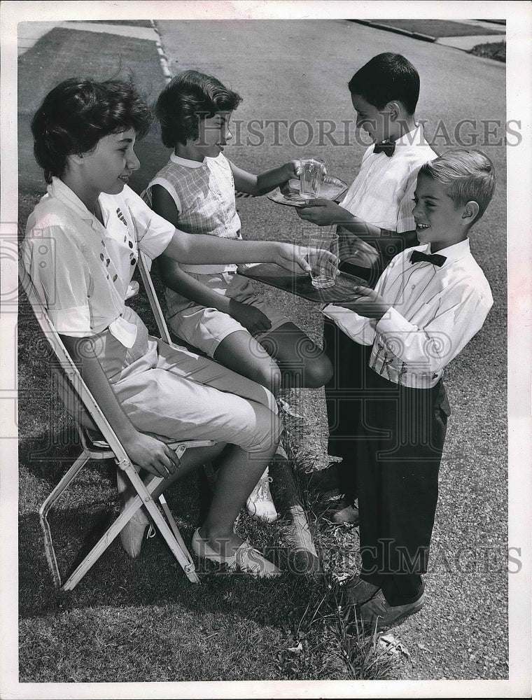 1960 Bobbie Epstein, Adrienne Arian, Larry Epstein, Michael Brown - Historic Images