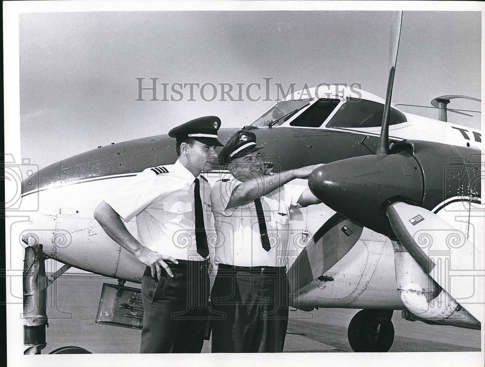 1967 Tom Tector Jr. and father Capt. Tom Tector  - Historic Images