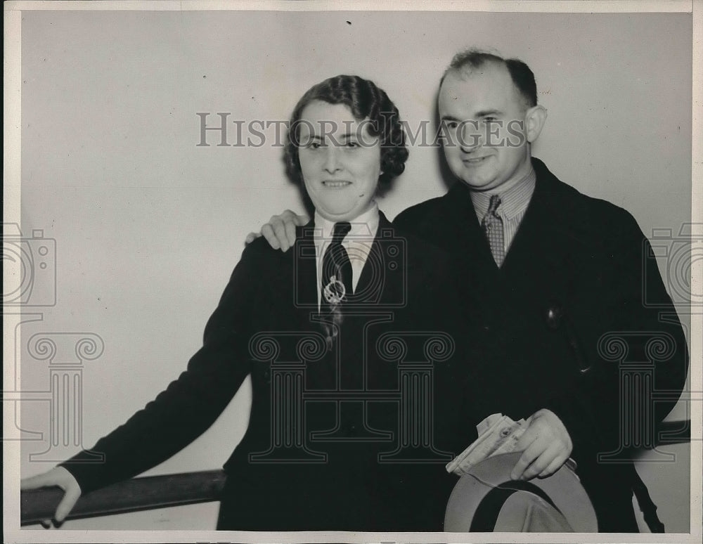 1938 Mr. and Mrs. Michael J. Quill, Transport Workers Union - Historic Images