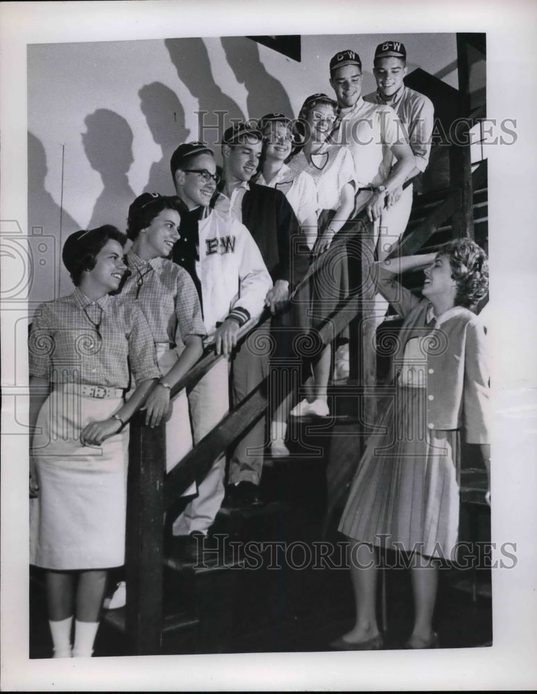 1962 Press Photo 4 sets of twins made Joyce Santula confused with Pat &amp; Pam-Historic Images