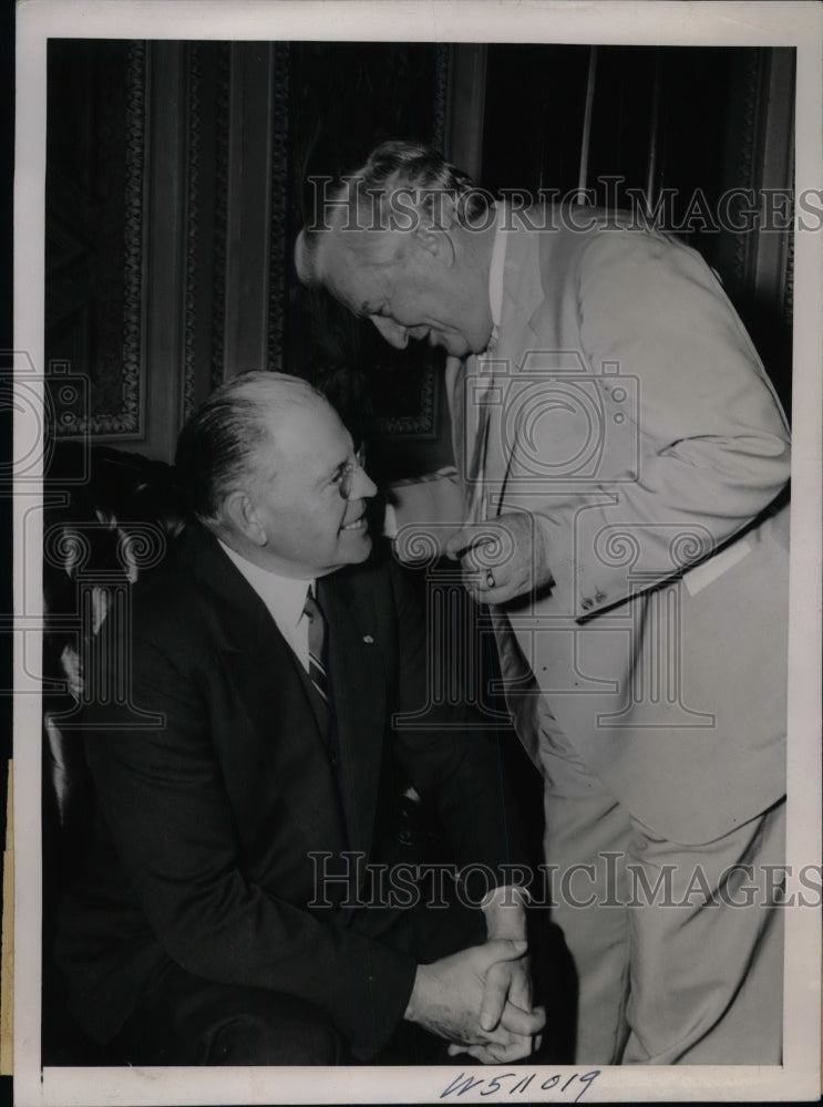 1939 Press Photo Senator Warren Austin (R-Vt) &amp; Sen. Pat McCarran (D-Nev) - Historic Images