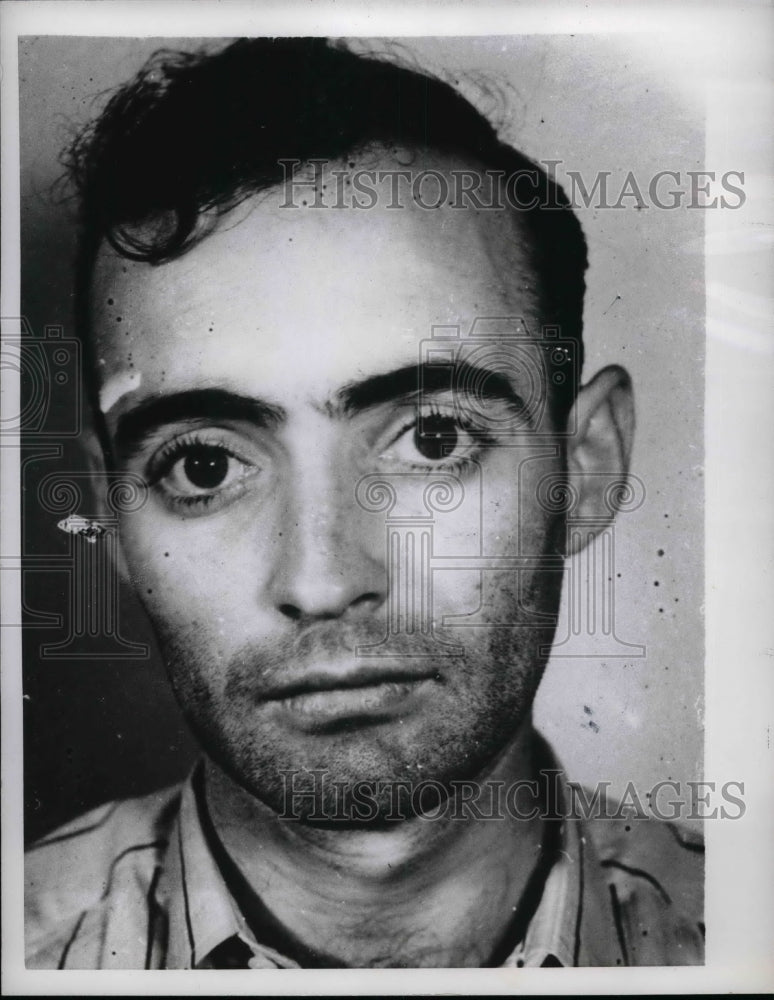 1956 Orville Adkins arrested by FBI for kidnap & murder  - Historic Images