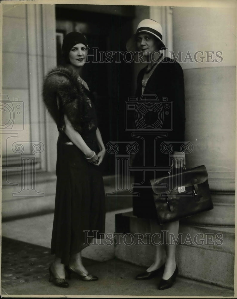 1930 Press Photo Lucy Cotton Ament &amp; Attorney Miss Hester Mayotte - Historic Images