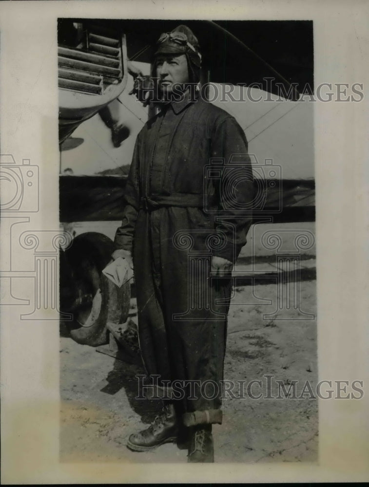 1927 Press Photo R.O, Marsh, civil engineer &amp; explorer - nea74349 - Historic Images