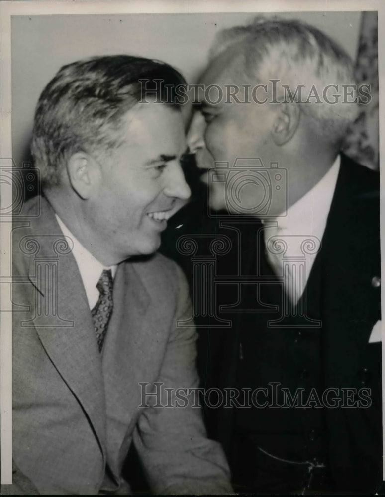 1940 Sec of Agri. Henry Wallace &amp; Fed Securities comm. P McNutt - Historic Images
