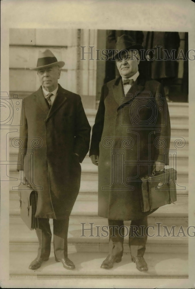 1924 Former Congressmen George Chamberlain, Paul Howland  - Historic Images