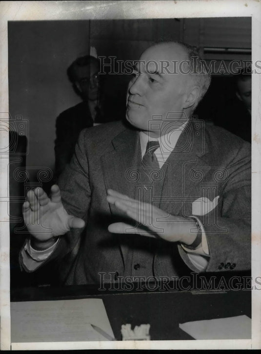 1943 Press Photo Charles W. Holman, Sec of Natl Milk Co-op - nea74409 - Historic Images
