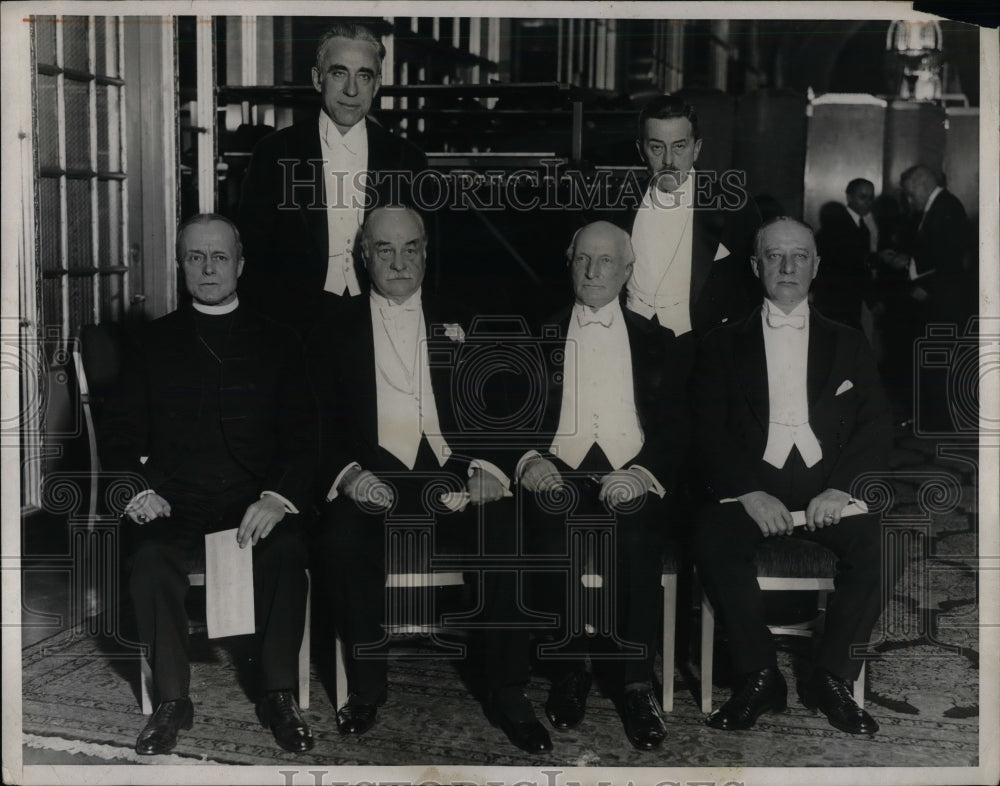 1932 Press Photo Anniv of Columbia Univ. WT manning,NM Butler - nea74580 - Historic Images