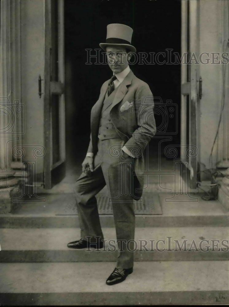 1923 International News Agency Chairman Roderick Jones Visiting - Historic Images