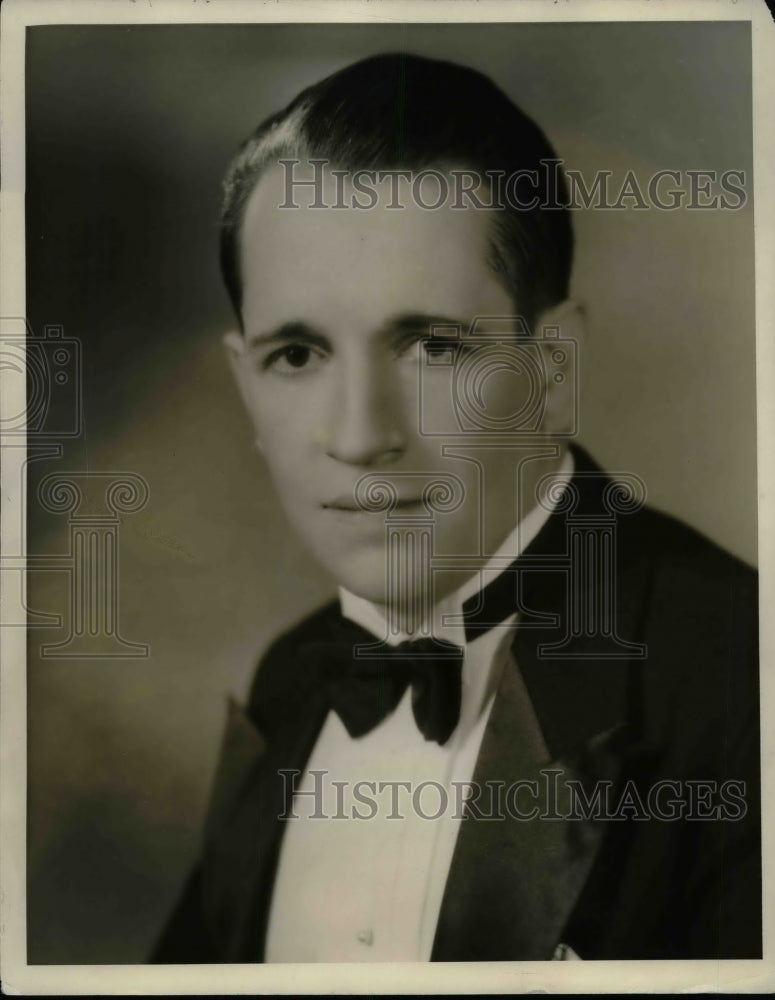 1929 Press Photo Ted Maxwell, Actor, Playwright, Producer - nea74773 - Historic Images