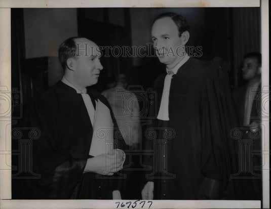 1945 M. Lemaire and M. Isomi  - Historic Images