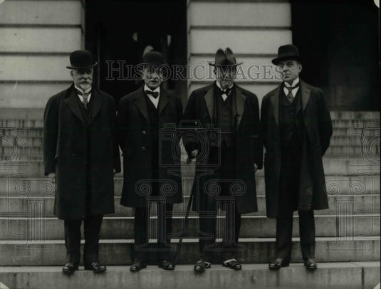 1922 Press Photo Carlos ALdunate, Don Beltran Mathieu of Chile - Historic Images