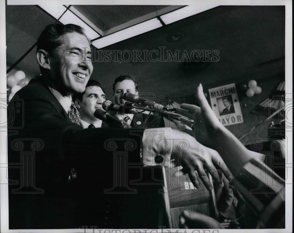1969 Senator John Marchi, Republican Conservative Mayor Candidate - Historic Images