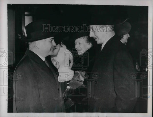 1939 M. Maisky, Soviet Ambassador in London, Sir William Seeds - Historic Images
