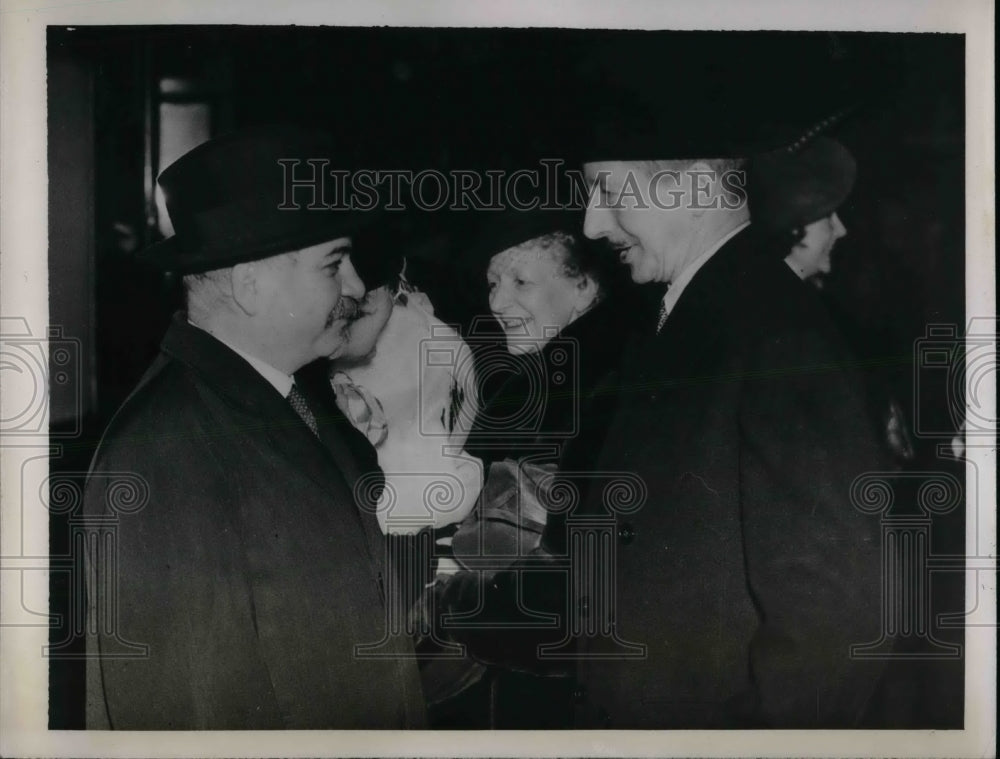 1939 Press Photo M. Maisky, Soviet Ambassador in London, Sir William Seeds - Historic Images